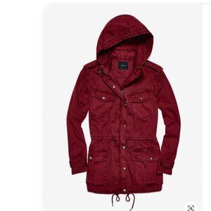 Aritzia Talula Trooper Jacket in Maroon